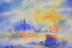 Aquarell Landschaft